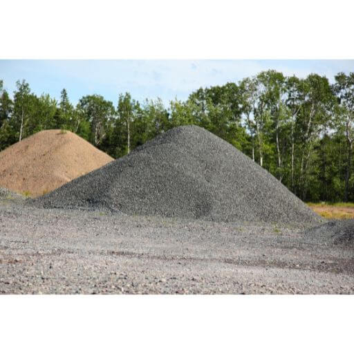 Two Piles of Aggregate | Building Material Reviews