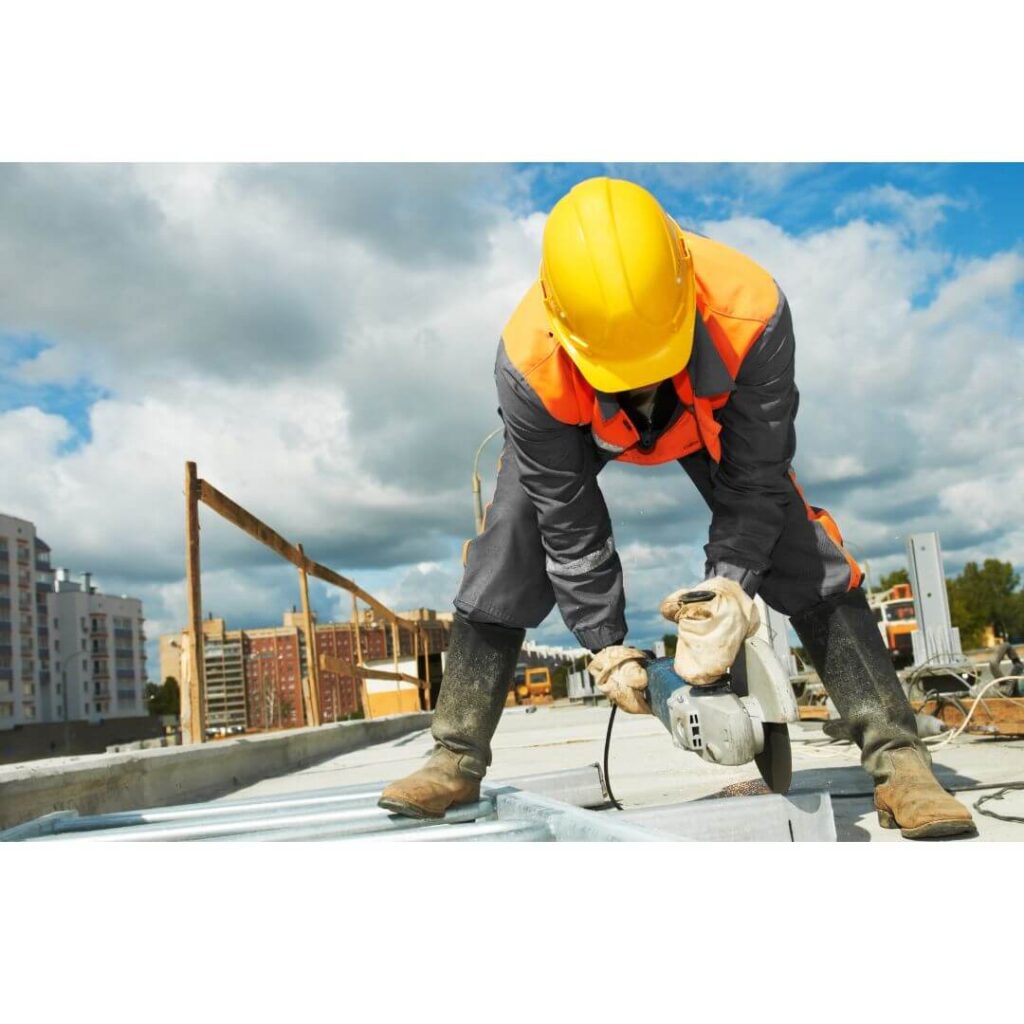 Builder Cutting Concrete | Building Material Reviews 