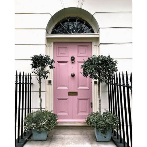 Home with Pink Door | Building Material Reviews