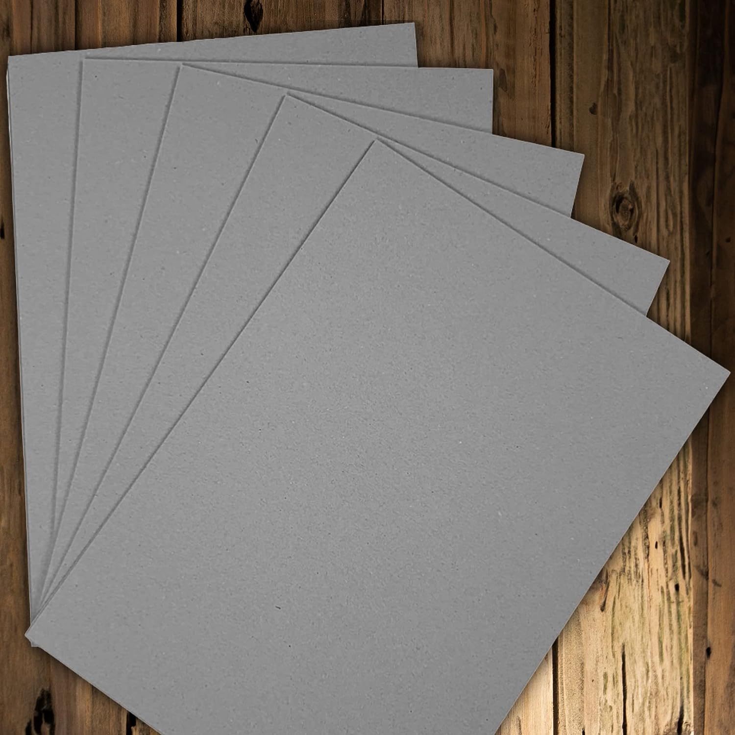 A4 Greyboard 15 Sheets Mount Board Backing Board Model Making Presentation Board Recycled Thick 1000 Micron Recycled Card