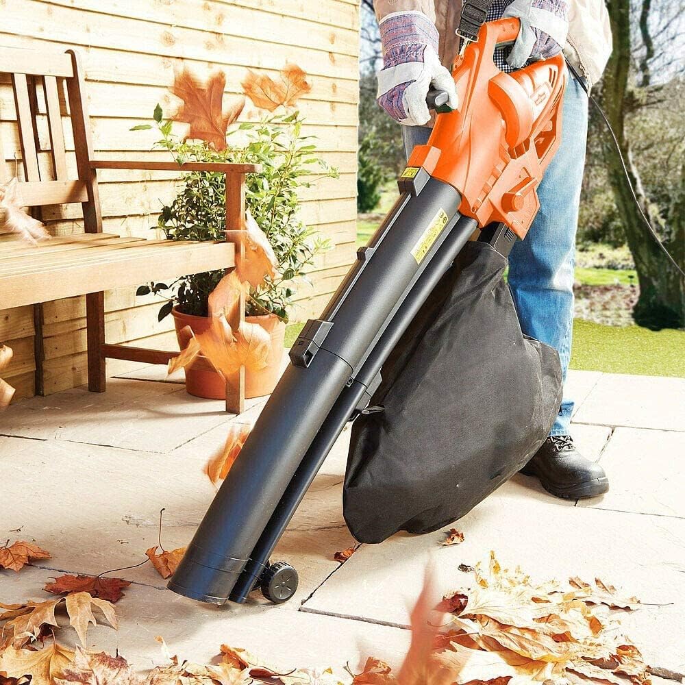 BARGAINS-GALORE NEW HEAVY DUTY 3200W ELECTRIC GARDEN LEAF GRASS HEDGE BLOWER HOOVER VACUUM VAC | POWERFUL LIGHTWEIGHT LAWN BLOWER | GARDEN LANDSCAPING