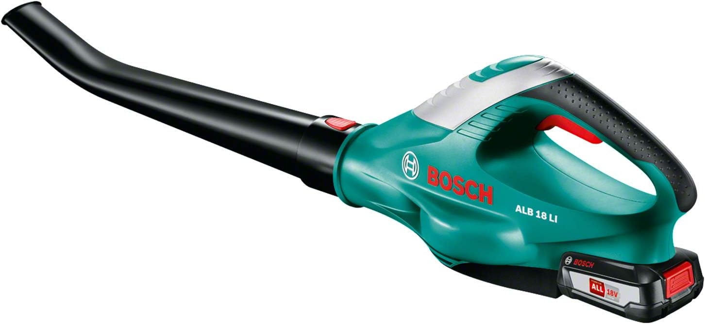 Bosch Cordless Leaf Blower ALB 18 LI (1 Battery, 18 Volt System, in Carton Packaging)