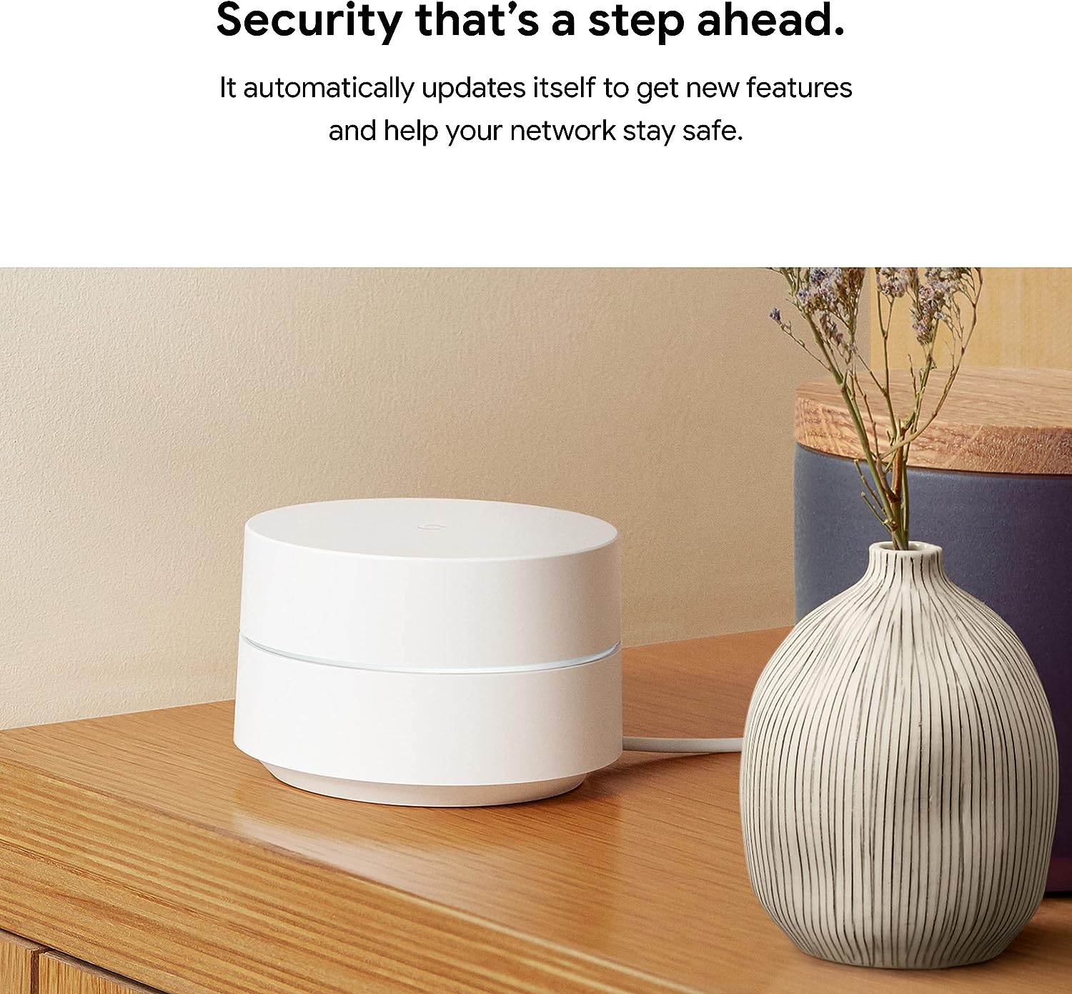 Google Wifi - Mesh Wifi System, pack of 3. Wi-Fi that just works. Up to 85m² coverage per point, white