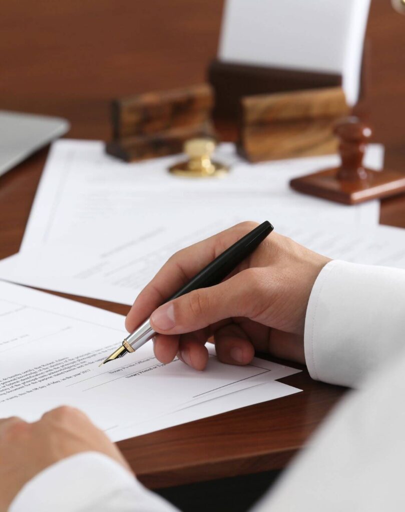 Signing Legal Documents | Building Material Reviews