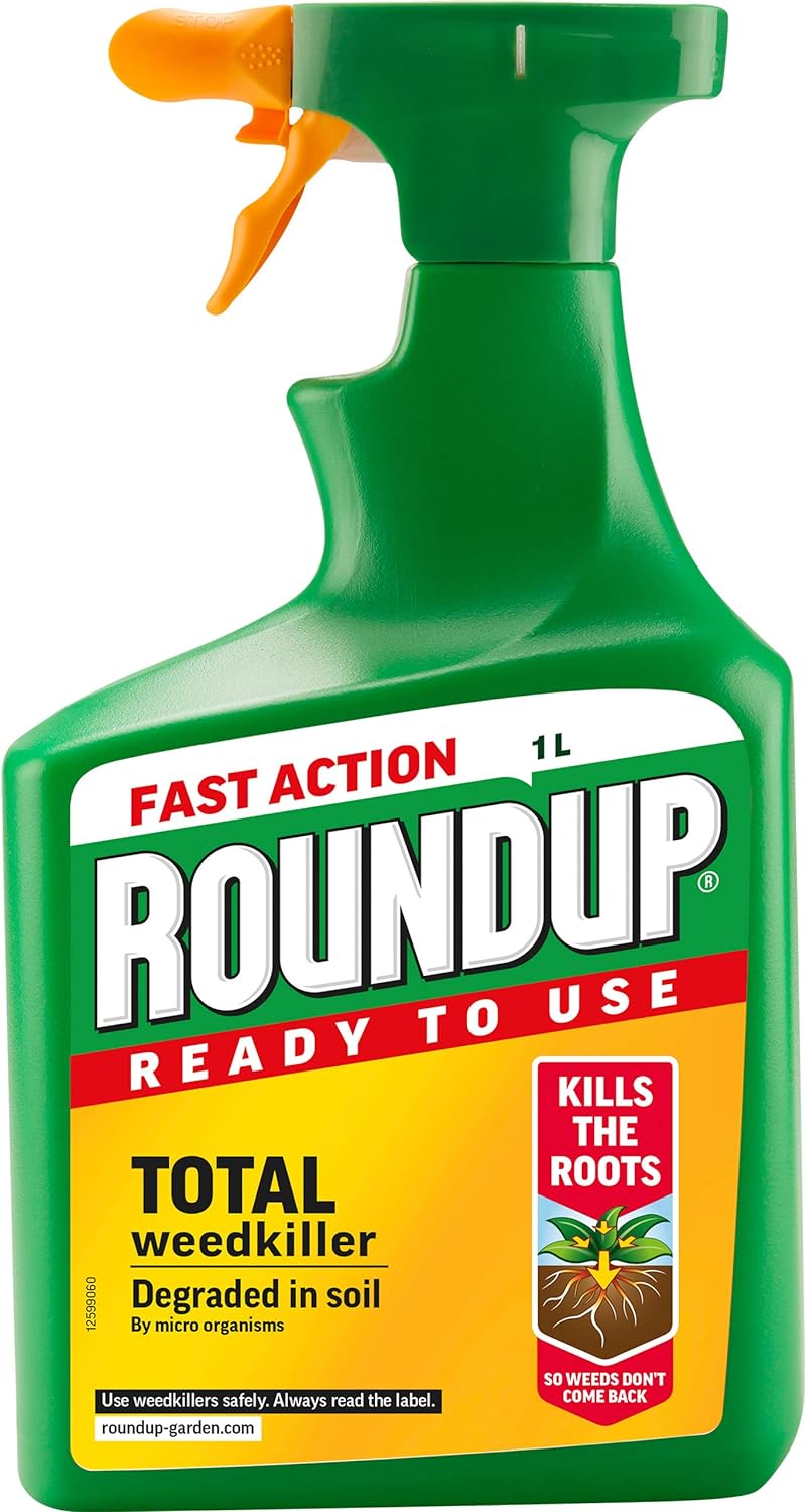 Roundup Total Fast Action Weed Killer, 1 Litre