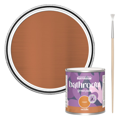 Rust-Oleum Bathroom Grout Paint Metallic Copper 250ml Review