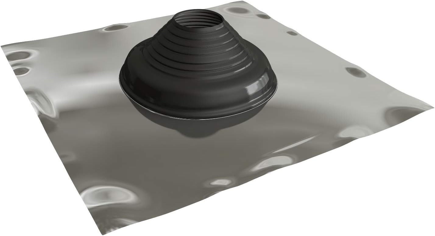 StoveMaestro Roof Flashing for Tiled Roofs for flues and Pipes 110 mm - 200 mm Diameter