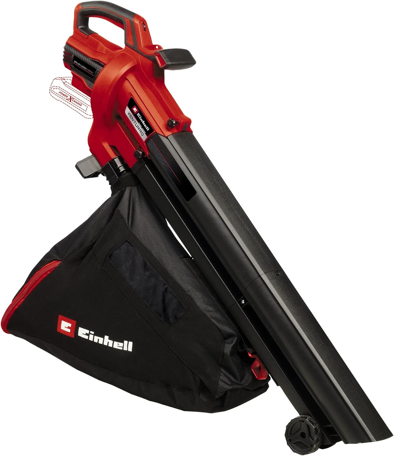 Einhell Power X-Change 18V Cordless Leaf Blower And Vacuum - Outdoor Air Blower And Garden Vacuum With 10:1 Shredding Function - VENTURRO 18/210 (Battery Not Included)