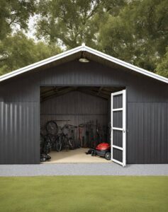 large grey shed | building material reviews