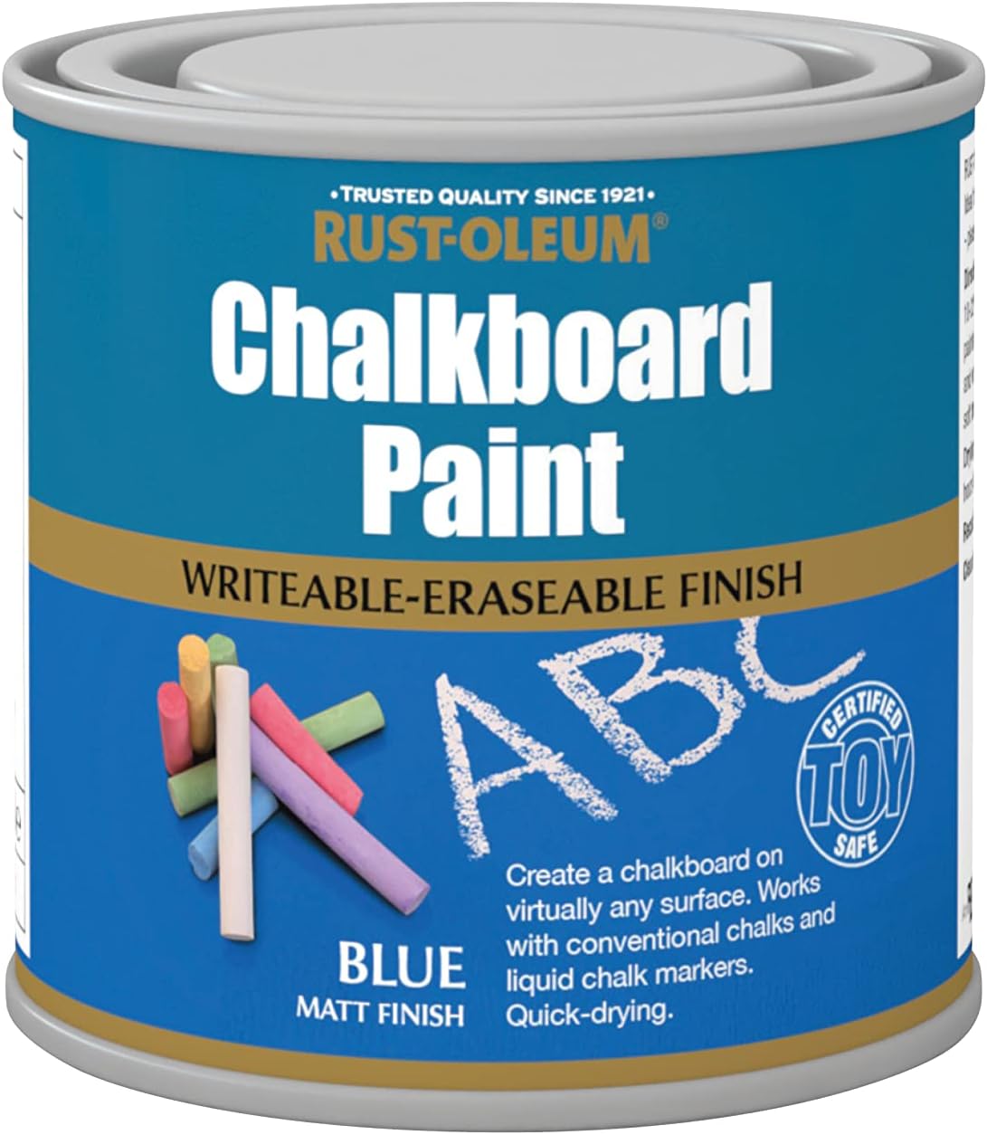 Rust-Oleum AMZ0124 Chalkboard Paint Blue 250ml