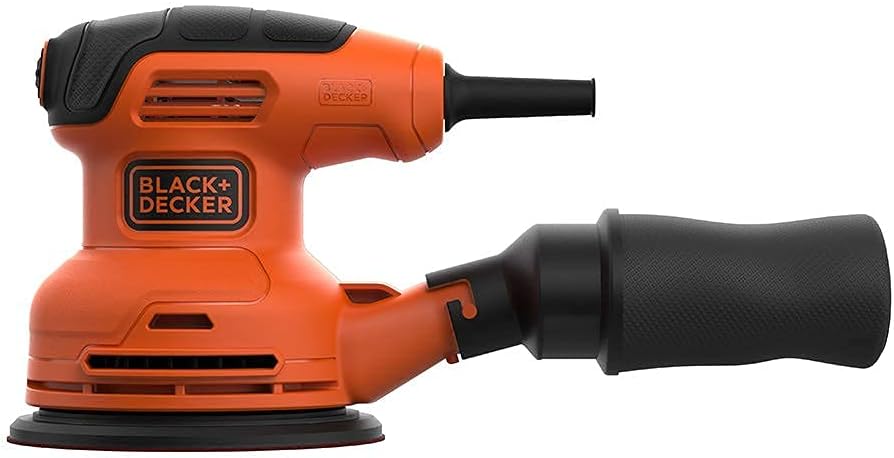 BLACK+DECKER 230 W 125 mm Random Orbit Electric Sander, BEW210-GB