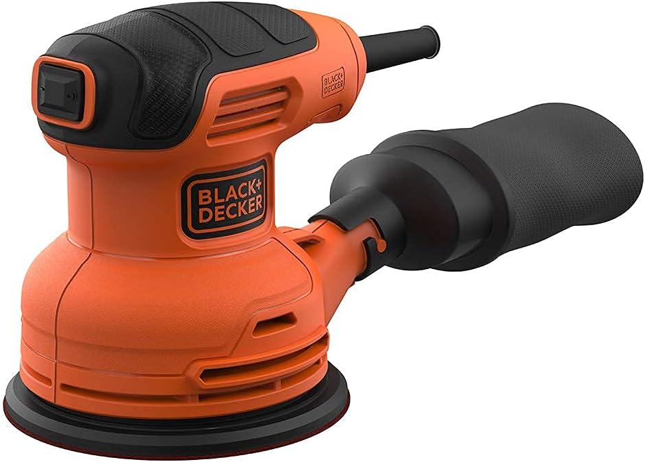 BLACK+DECKER 230 W 125 mm Random Orbit Electric Sander, BEW210-GB