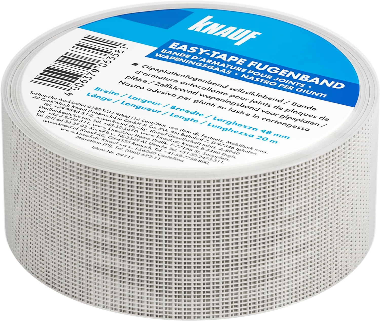 Knauf 69112 Easy-Tape, White 45 m