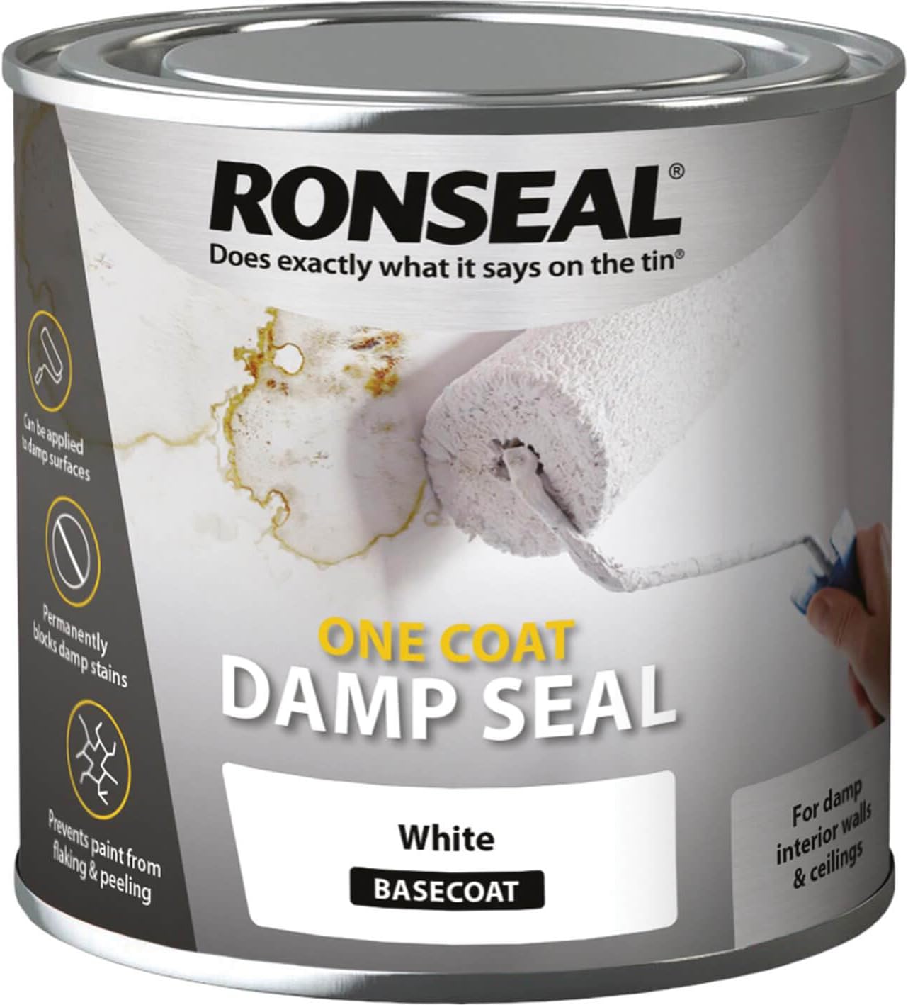 Ronseal OCDSW250 250 ml One Coat Damp Seal - White