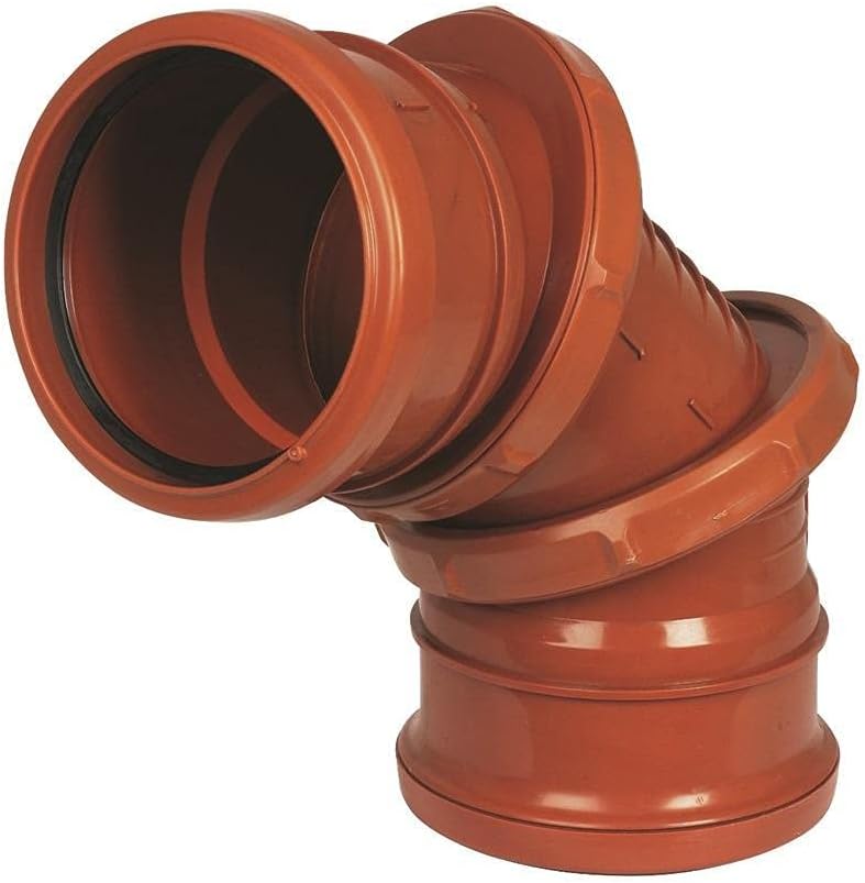 110mm 0-90 Adjustable Bend Double Socket Underground Drainage