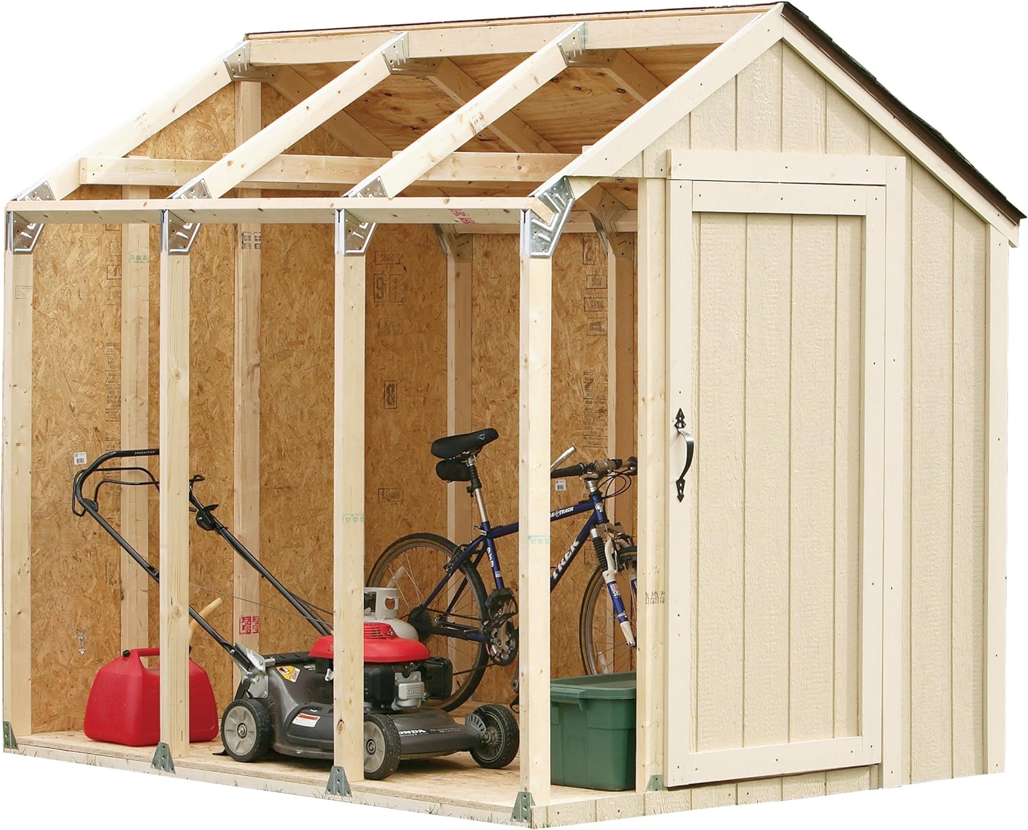 2x4basics Hopkins 90192 Shed Kit, Peak Style Roof