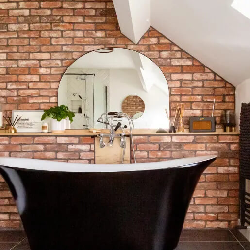 Brick Slips Bathroom | Building Material Reviews