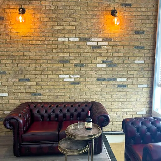 Yellow Brick Tiles Feature Wall | Building Material Reviews