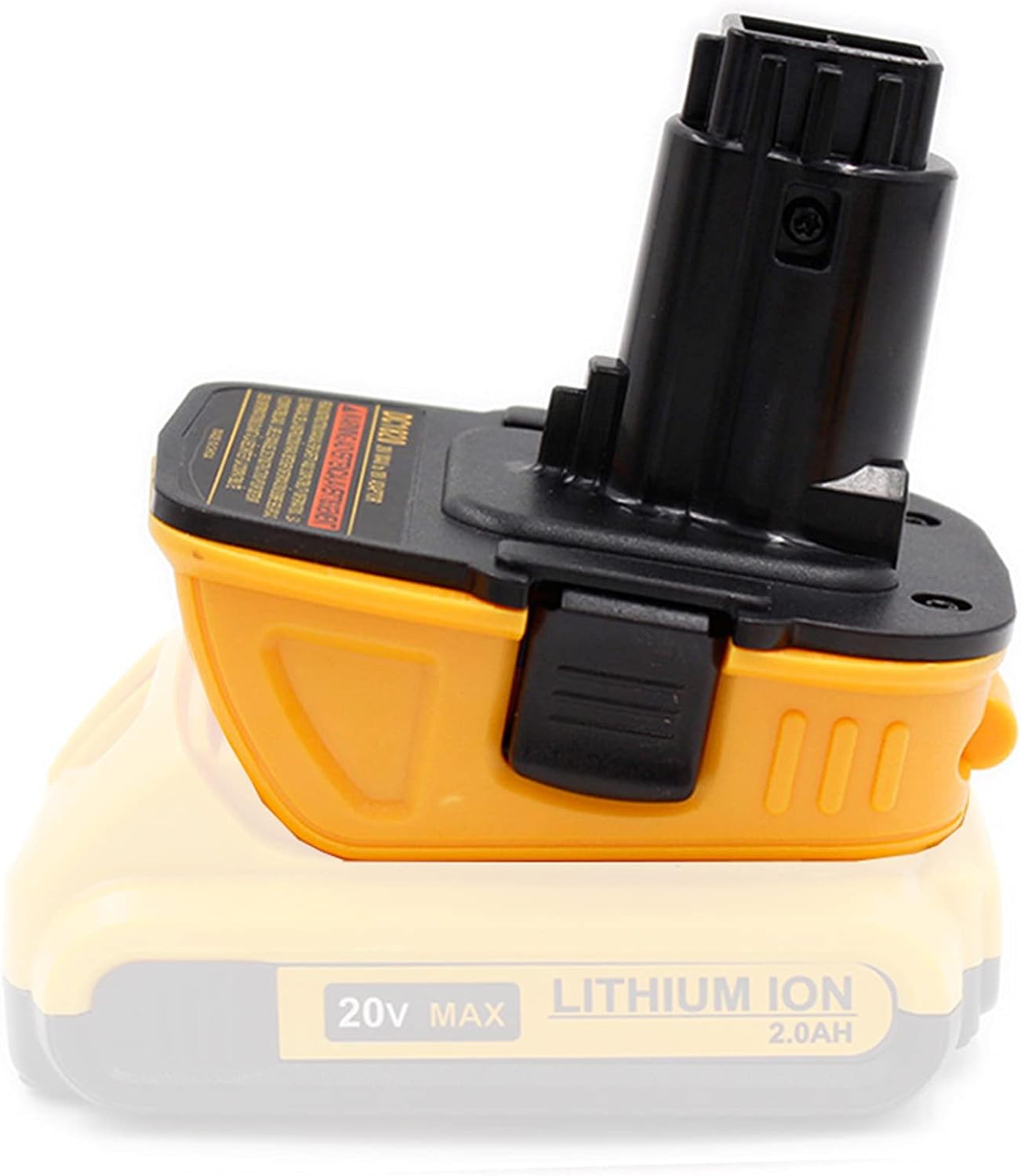 Adapter for Dewalt 18V/20V Lithium Batteries, TPDL Battery Adaptor DCA1820 for Dewalt 18/20V Lithium Battery DCB204 DCB205 DCB206 DCB606 Convert to NiCad NiMh Battery Tools Adapter with USB Output