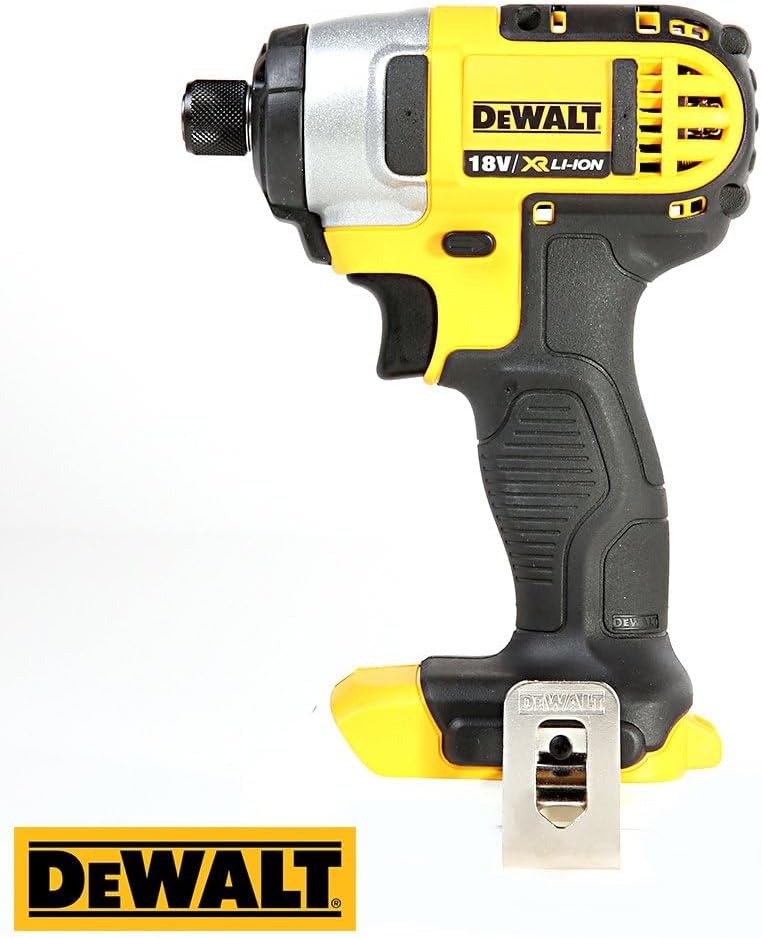 DEWALT DCF885N-GB XR Lithium-Ion Impact Driver, 18V, 14.1cm x 7.8cm x 23.6cm