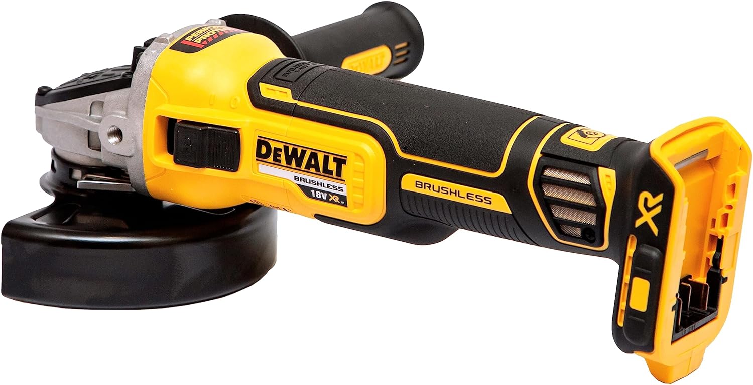 DEWALT DCG405N-XJ 18V XR Brushless 125mm Angle Grinder, Multi-Colour