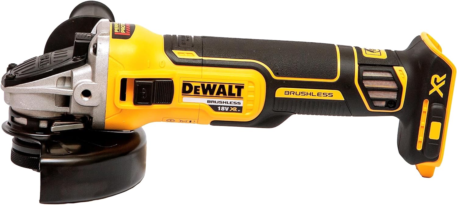 DEWALT DCG405N-XJ 18V XR Brushless 125mm Angle Grinder, Multi-Colour