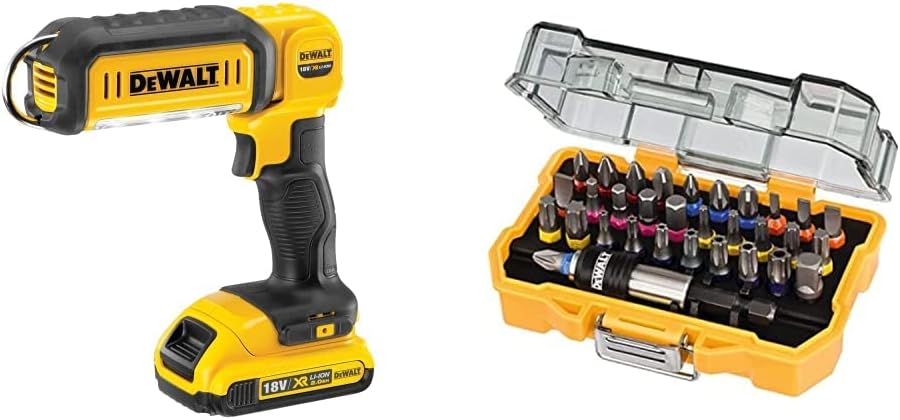 DEWALT DCL050-XJ 18 V XR Handheld Yellow LED Area Light, Bare Unit, Multi