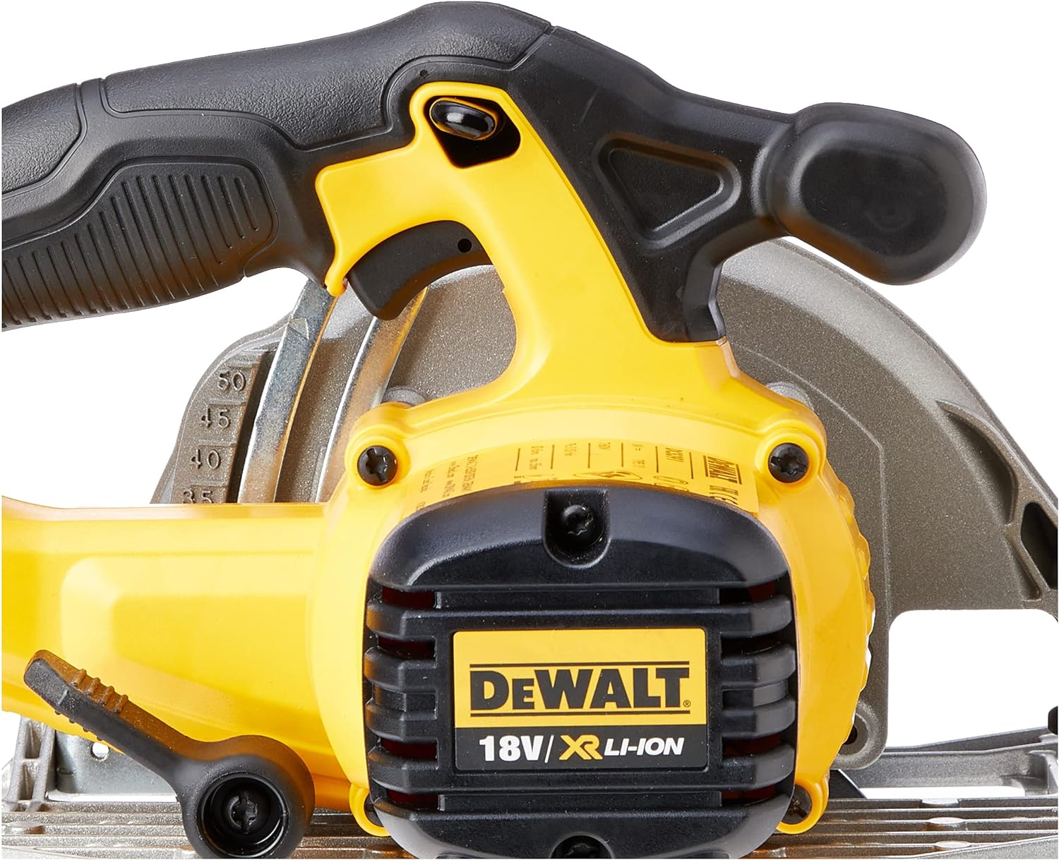 DEWALT DCS391N-XJ XR 165 mm Circular Saw-Bare Unit, 9 W, 18 V, Yellow/Black