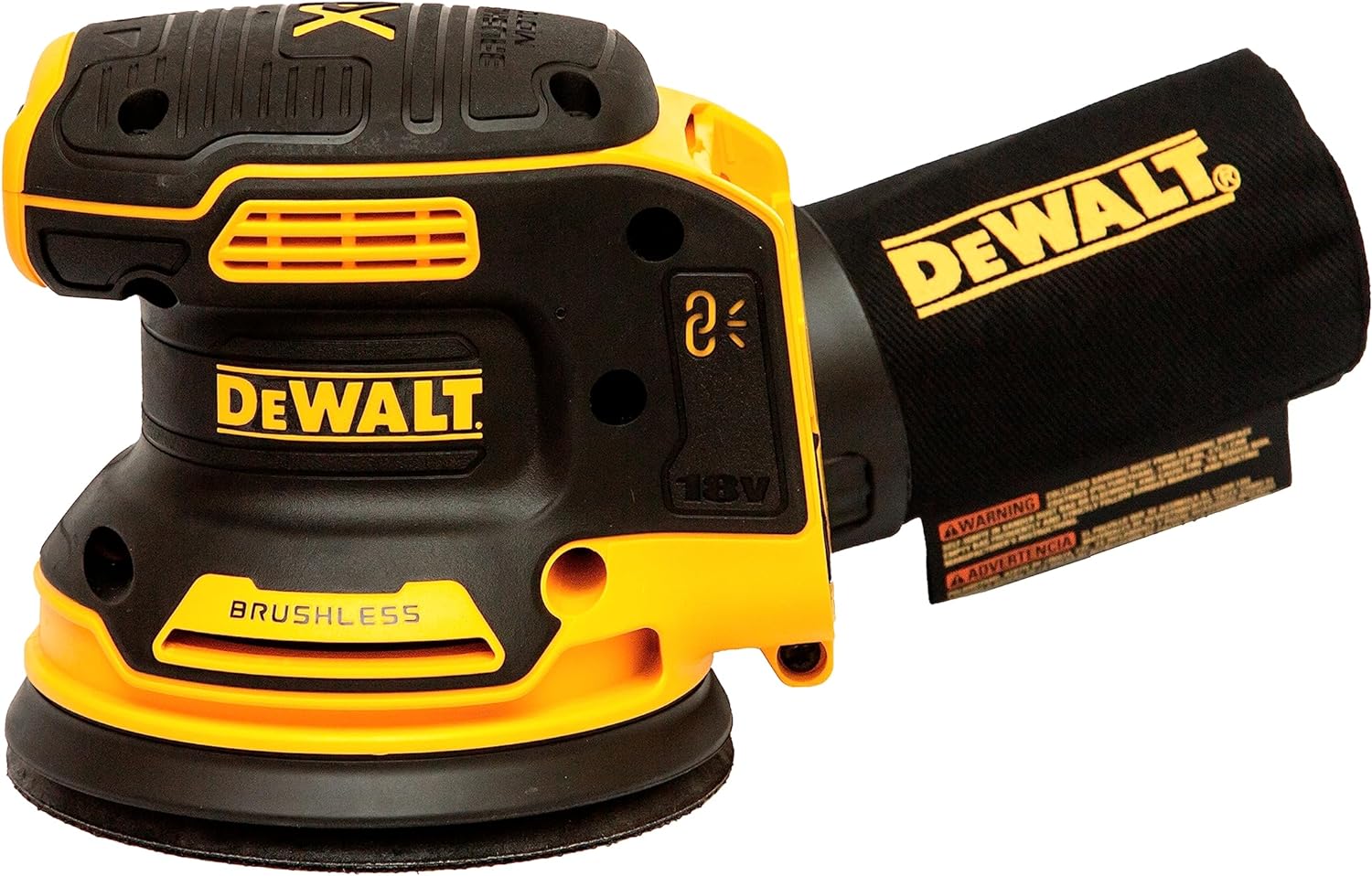 DEWALT DCW210N-XJ Cordless Sander 18V XR Brushless 125mm Bare Unit