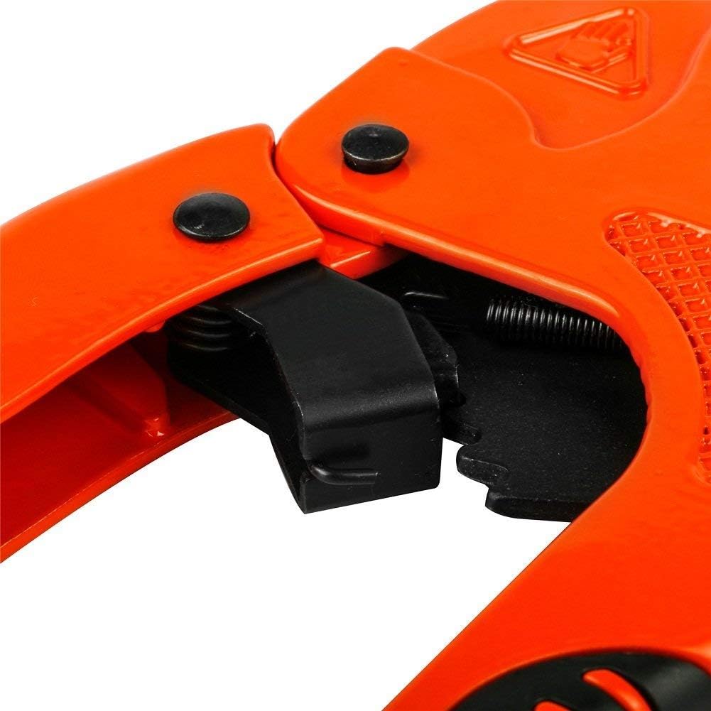 42mm Plastic Pipe Cutter Heavy Duty PPR/PE/PVC Pipe Cutting Tool Tubing Cutter Shears Cuts Multi-Functional Stainless Waste Pipe Cutter Shears Cuts