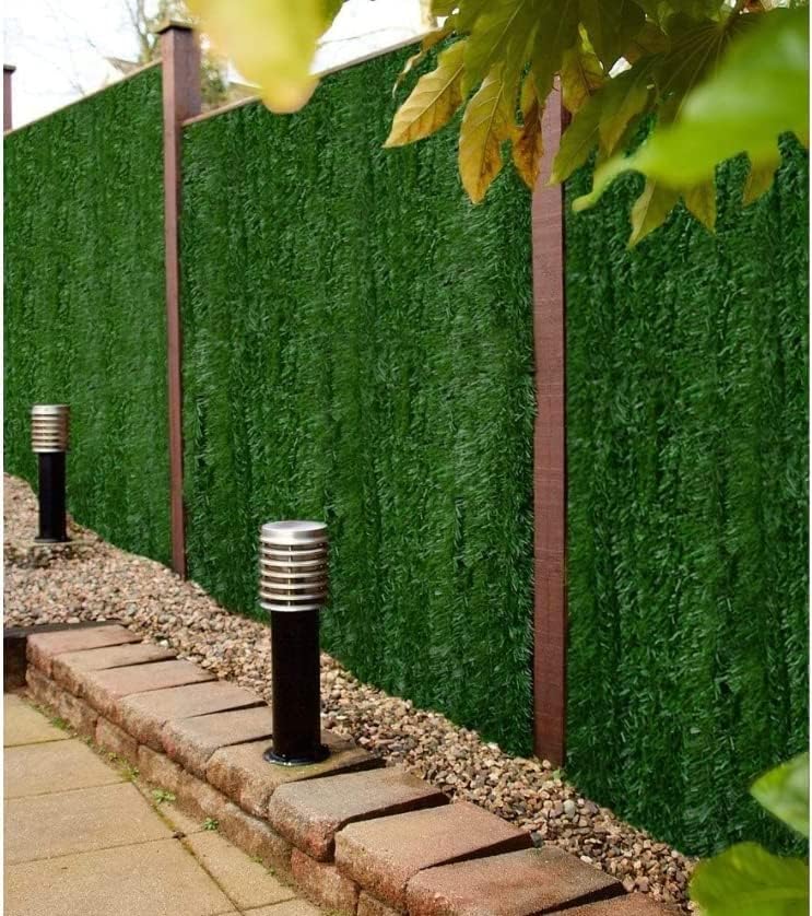 Best Artificial Conifer Screening Roll Privacy Hedging Wall Landscaping Garden Fence **UV Fade Protected** (3m x 1m)