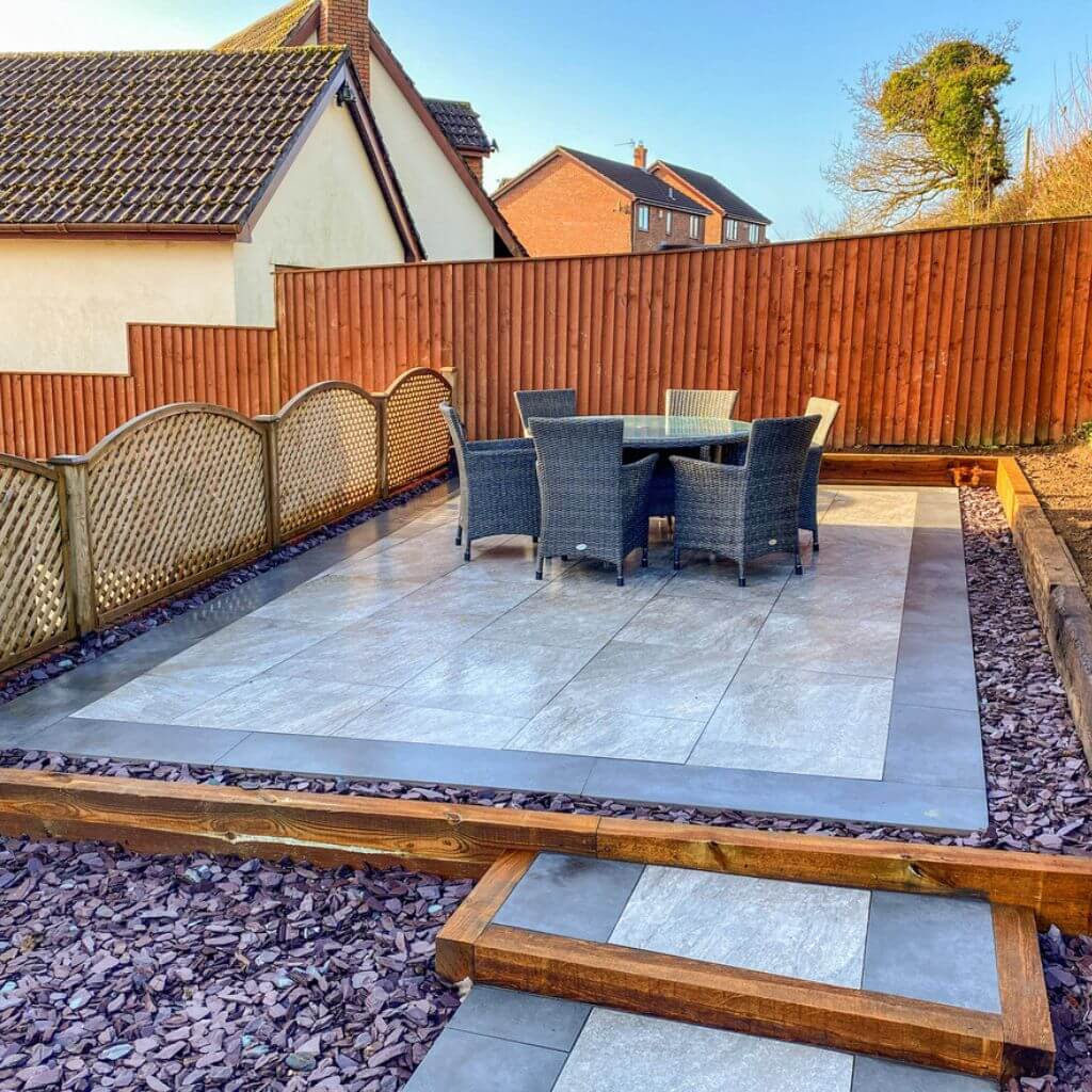 Grey Paving Slab Garden | Building Material Review 