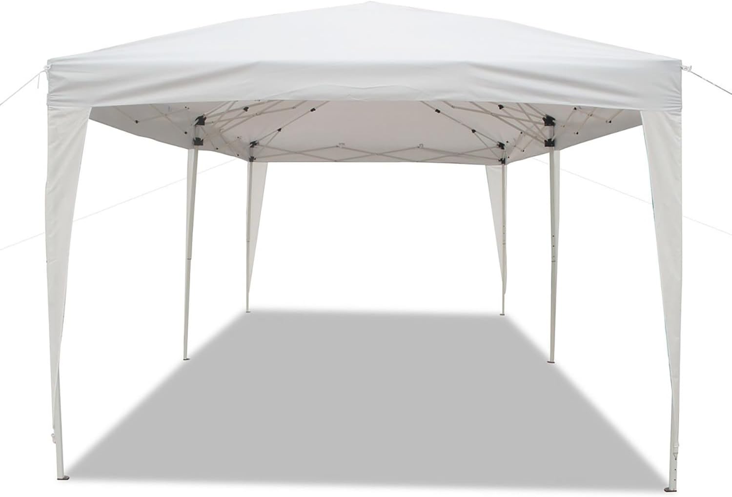 Goutime Easy Pop up Canopy gazebo Marquee Tent,3x6m, W/4 Removable Sidewalls W/wheel Bag,Garden Gazebo Height Adjustable, Party Tent Wedding Water Resistant AwningAll Weather Gazebo Camping(White)