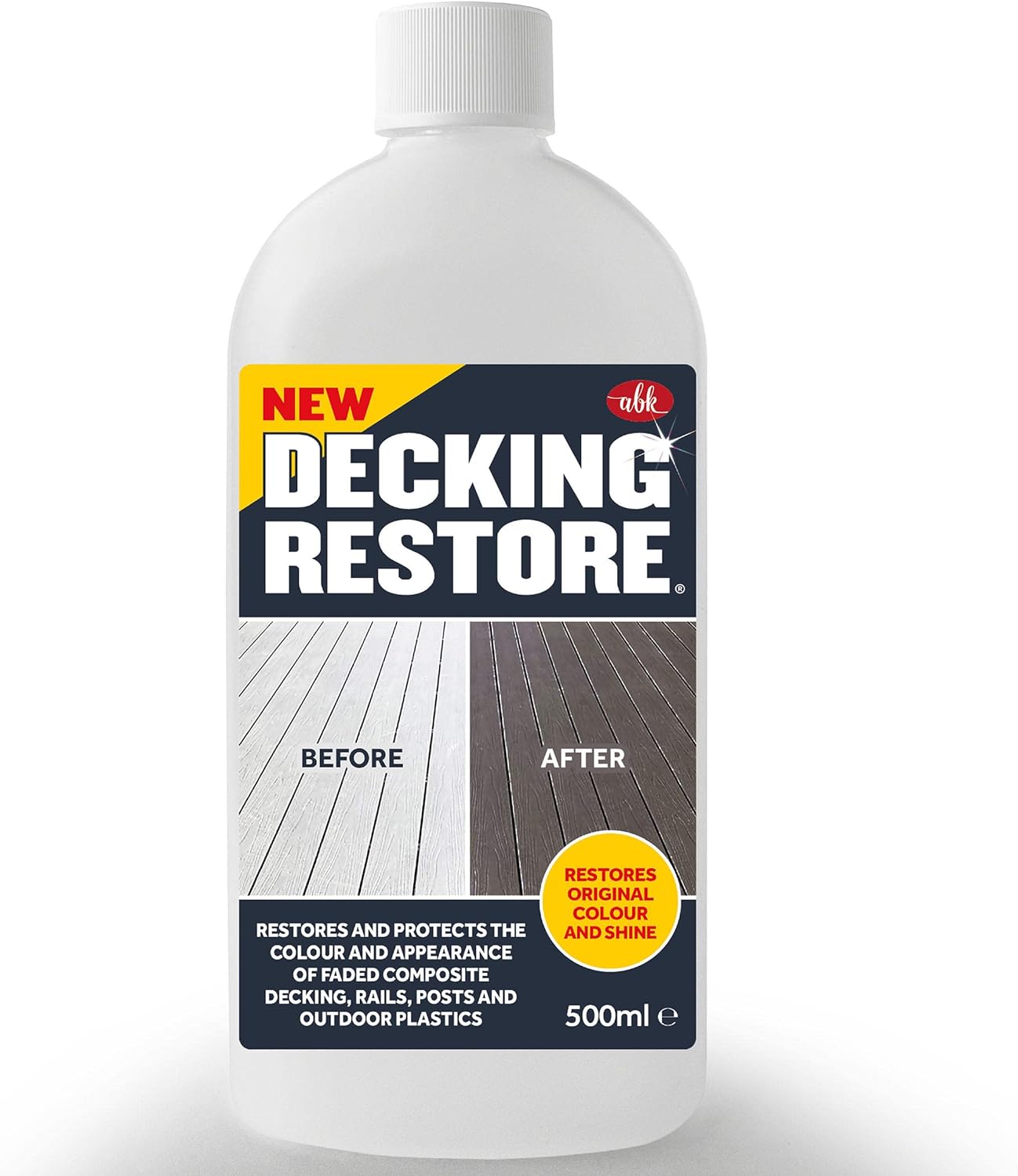 New DECKING Restore | Restore Colour and Appearance 2nd Generation Capped Composite Decking | 500ml