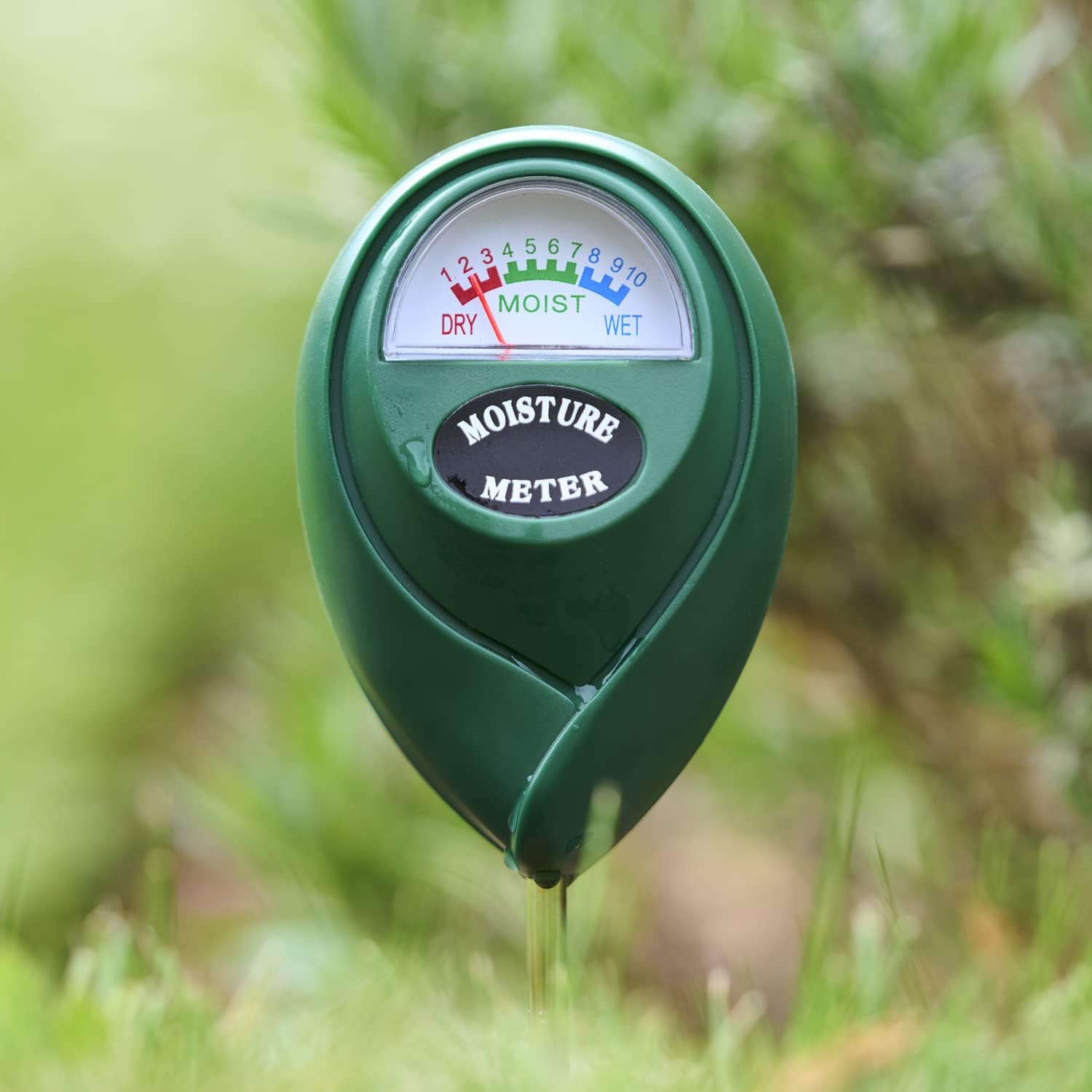 SA Products Soil Moisture Meter - Garden Soil Humidity Meter for Outdoor, Indoor Plants - Plant Watering Indicator with Probe, Water Sensor, Large Dial - Potting, Gardening Tools, Accessories, 25-26cm