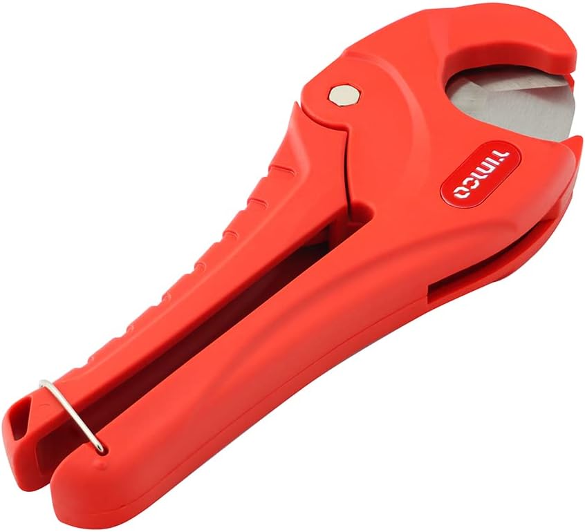 TIMCO Pipe Shears - Hard Wearing - Fast Cutting V-Shaped Blade - Excellent for Use on Plastic Pipe - 0-26mm