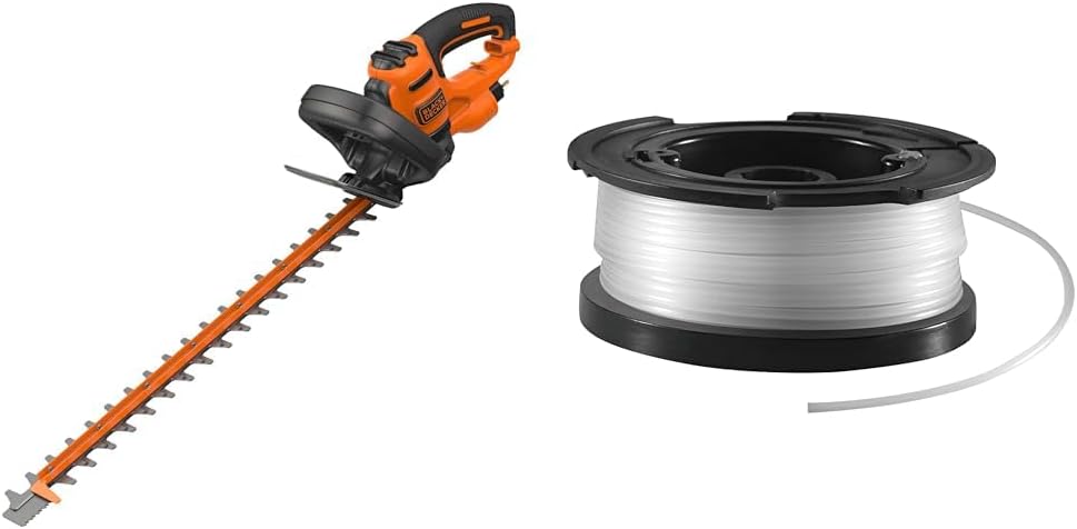 BLACK + DECKER | Hedge Trimmer 60cm 600W Corded with Saw Blade BEHTS501