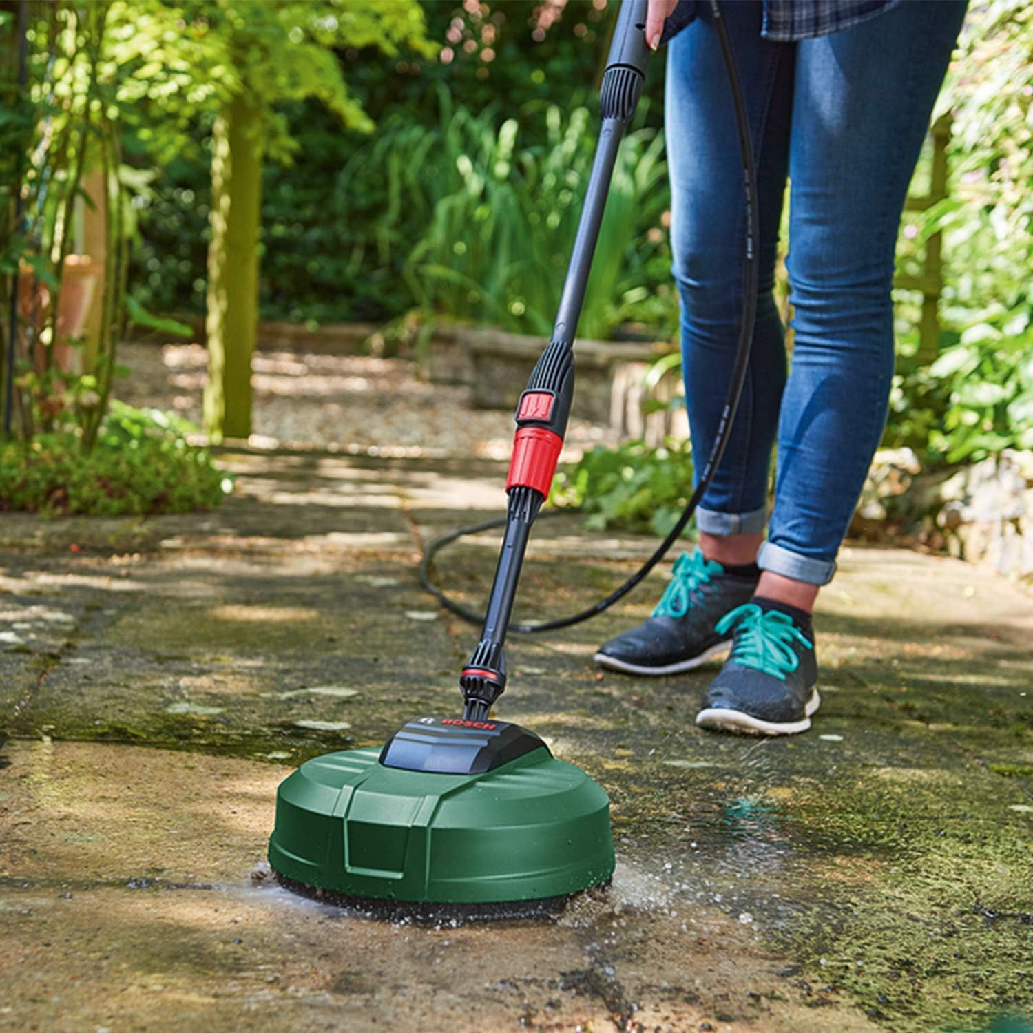 Bosch Home and Garden High Pressure Washer EasyAquatak 120 (1500W, Home and Car Kit Included, Max. Flow Rate: 350l/h, in Cardboard Box) - Amazon Exclusive, Green, 37.5 cm*40.0 cm*20.0 cm