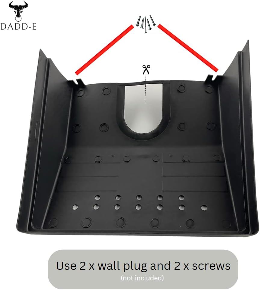 DADD-E Square 6” Cast Iron Gully Grid/Grate Metal Drain Cover in black satin finish - This COMBO BUNDLE also includes the ventilated Plastic Drain Guard Cover - Deliveries to Mainland UK ONLY