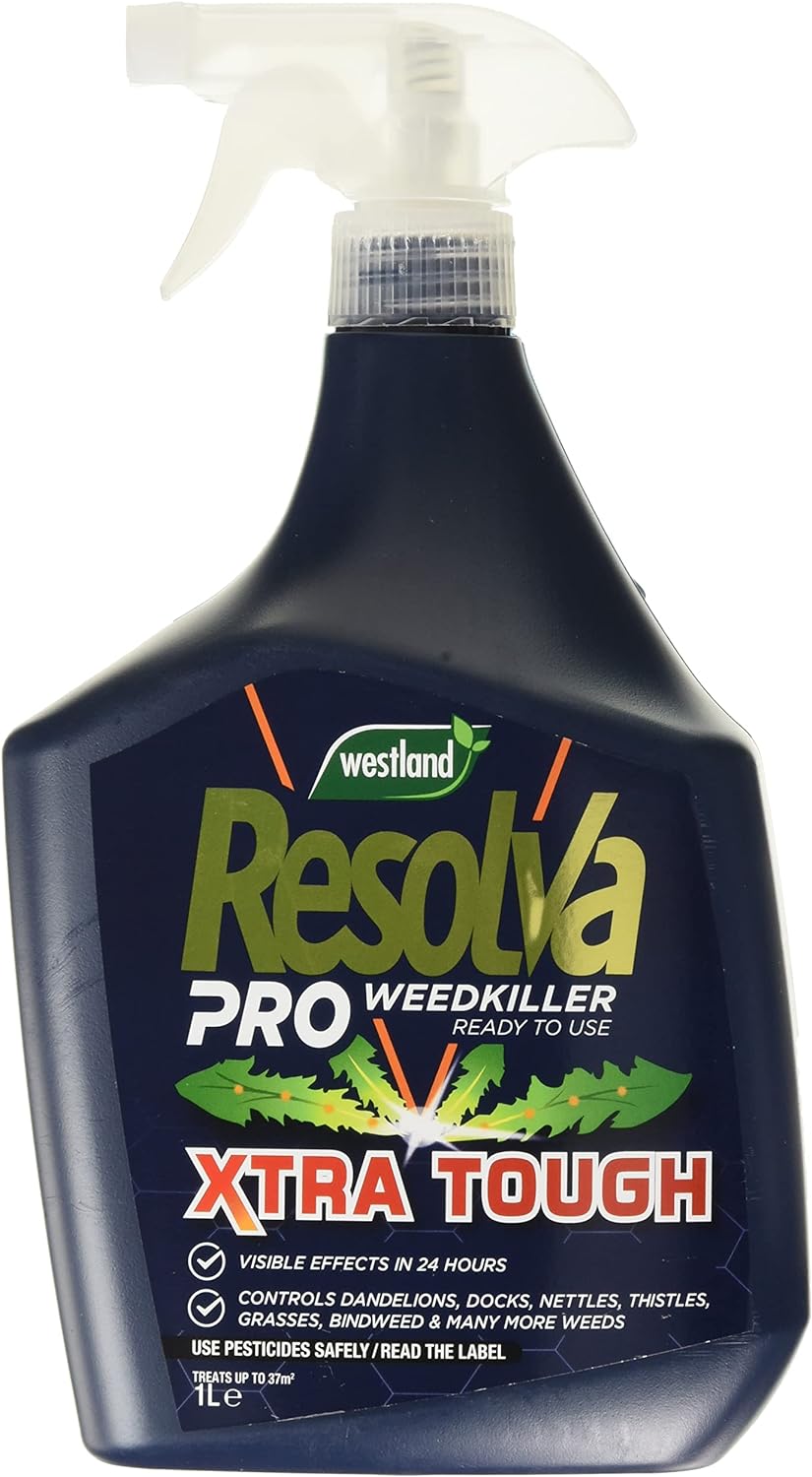 Resolva 20300383 Pro Ready To Use Weed Killer, 3 Litre, Transparent