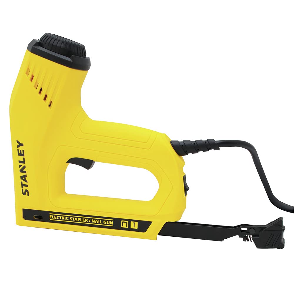 Stanley 0-TRE550 Heavy Duty Electric Staple/Nail Gun, YELLOW