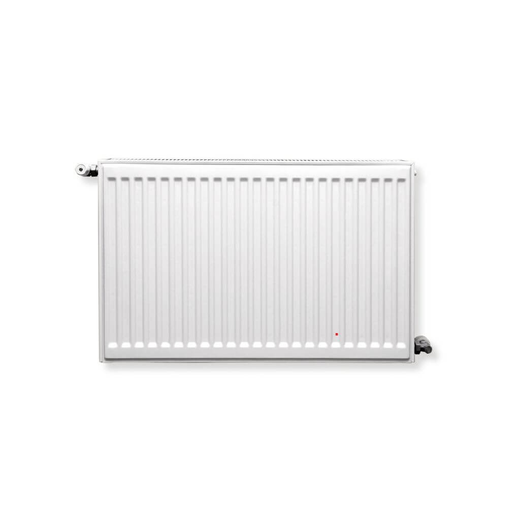 a white radiator on a white background