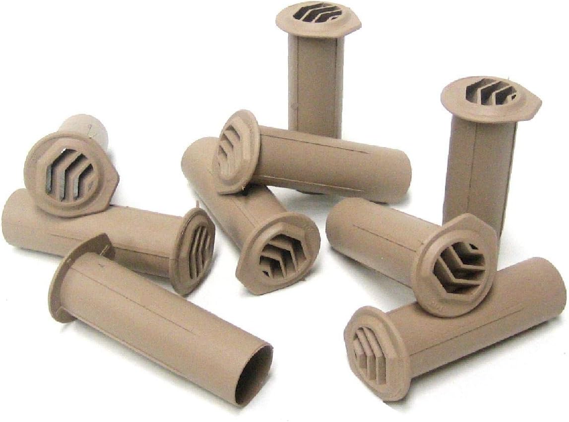 10 x Buff Drill Weep Vents Round Vent Cavity, Retaining Wall, Rendered Walls