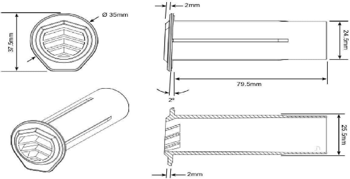 10 x White Drill Weep Vents Round Vent Cavity, Retaining Wall, Rendered Walls