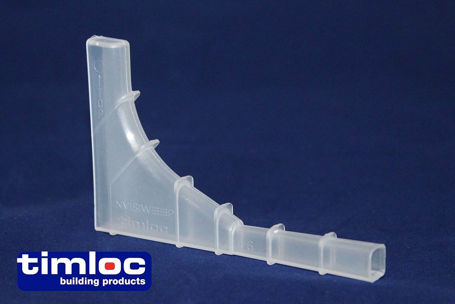 Pack of 50 Timloc InvisiWeep Clear Tunnel Low Profile External Cavity Wall Weep Vents