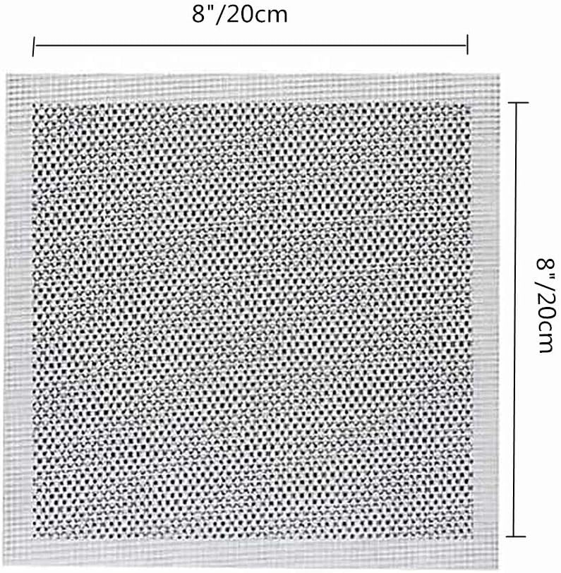 2PCS Plasterboard Repair Patch 8inch Self Adhesive Sticky Fibreglass Mesh Wall Repair Patch for Repair Holes in Damaged Wall Ceilings(20cm x 20cm)