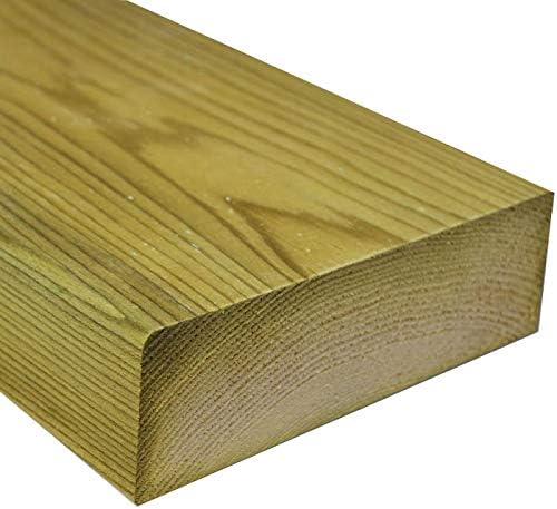 5x2 C16 Treated Tanalised Timber Studwork Various Sizes 2.4m 3.0m 3.6m 4.2m 4.8m (3.0m (10ft))