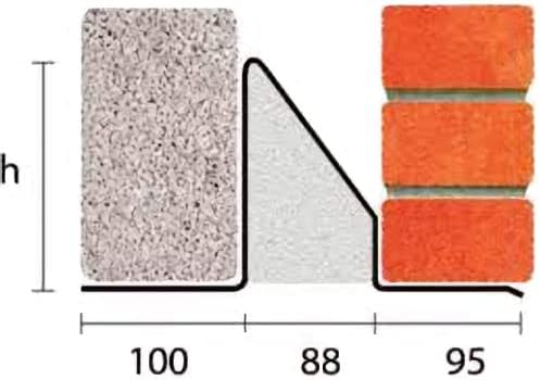 Catnic CG90/100 Standard Duty Cavity Steel Lintel 1800mm Suitable for 90mm to 105mm Cavity