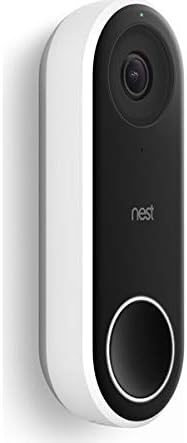 Google Nest NC5100GB Hello Video DOORBELL, Black, 1 Count (Pack of 1) : Amazon.co.uk: DIY Tools