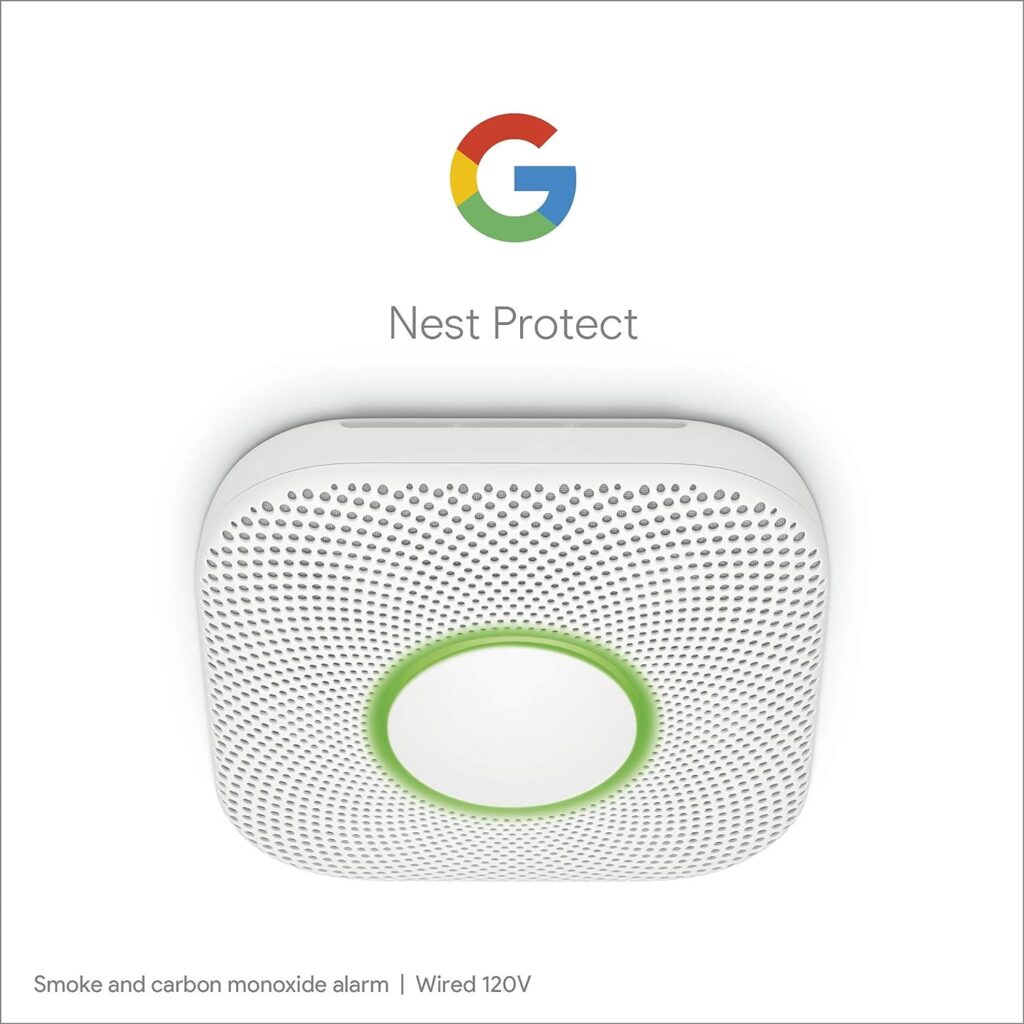 Google Nest Protect - Smoke Alarm And Carbon Monoxide Detector (Wired)